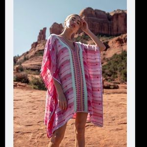 Pitusa LOOP WEAVE MINI THOBE bathing suit cover up